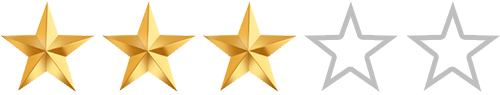 Valutazione 3 stelle su 5