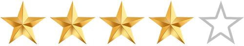 Valutazione 4 stelle su 5