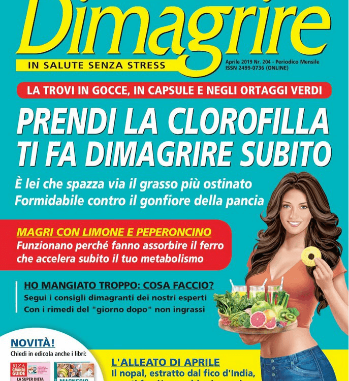 Dimagrire in salute senza stress n.204 di aprile 2019 - EIDON salus