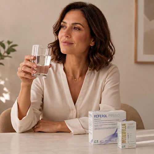 Donna che segue il Rituale Difese Immunitarie